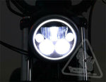 DENALI M5 LED Headlight Ã˜145mm Black Chrome