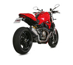 MIVV GP Pro Muffler Titanium/Stainless Steel End Cap Ducati Monster 1200