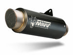 MIVV GP Pro Steel Black Muffler Stainless Steel End Cap BMW S1000RR