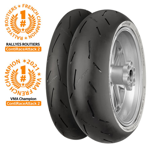 CONTINENTAL Tyre CONTIRACEATTACK 2 MED 180/60 ZR 17 M/C 75W TL