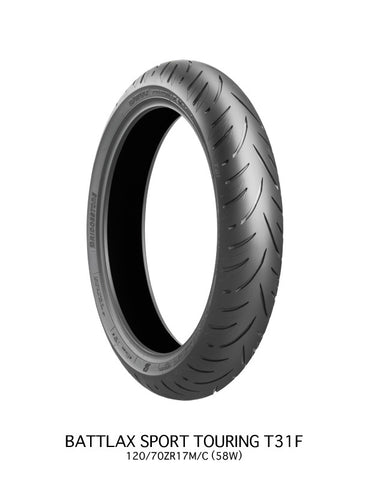 BRIDGESTONE Tyre BATTLAX T31 FRONT G VERSYS 1000 '19 120/70 ZR 17 (58W) TL