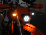 LED Headlight Mount - KTM EXC-F, XC-W & XCF-W (BRACKET & HARNESS ONLY)