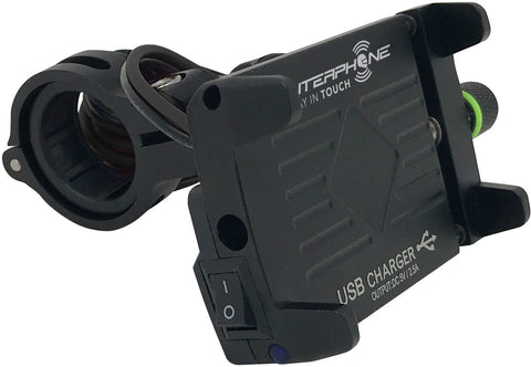 Universal Mount With Or Without Usb Port Moto Crab Evo