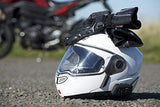 VISORCAT motorcycle helmet visor wiper/wash safety system