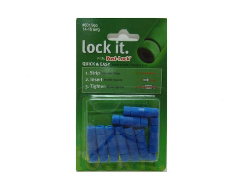 Posi Products Posi-Lock 14-16 ga. Wire Connector 9 Pack